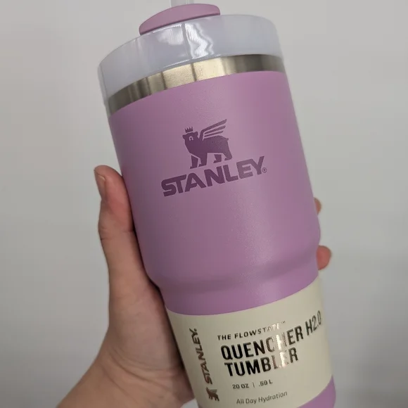 New STANLEY Quencher Flowstate Water Tumbler cup 20oz Lilac 🐰 🐣 🪻 - Picture 5 of 6